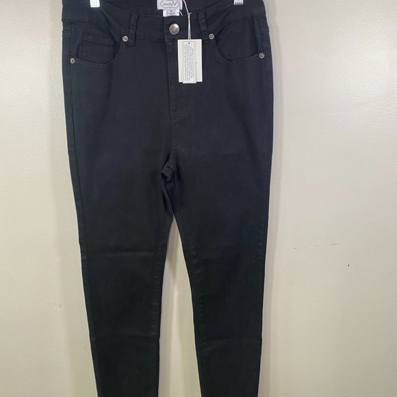 NWT Mud Pie Darcy Jeans in Black - Picture 3 of 6
